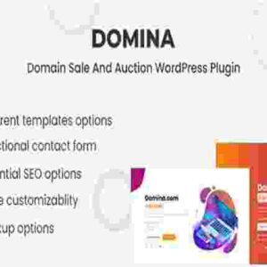 Domina Plugin GPL Domain For Sale & Auction Plugin