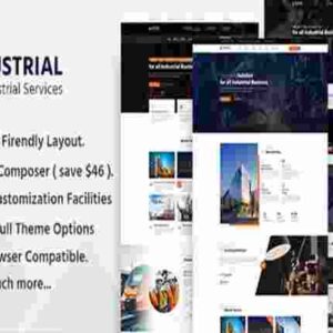 Dustrial Theme GPL Factory & Industrial WordPress Theme