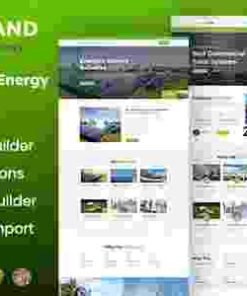 Energyland Theme GPL Solar & Renewable Energy WordPress Theme