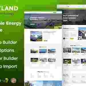 Energyland Theme GPL Solar & Renewable Energy WordPress Theme