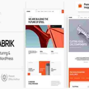 Fabrik Theme GPL Manufacturing & Factory WordPress