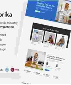 Fbrika GPL Garment and Textile Industry Elementor Template Kit