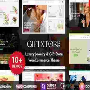 GiftXtore Theme GPL Luxury Jewelry & Gift Store Elementor WooCommerce WordPress Theme