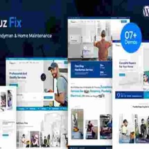 HouzFix Theme GPL Plumber, Handyman WordPress Theme