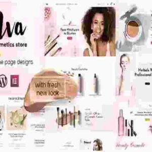 Iva Theme GPL Beauty Cosmetics Shop WordPress Theme