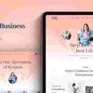 Juliea Feminines Business Coaching Elementor Template Kit GPL