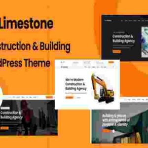 Limestone Theme GPL Construction Building WordPress Theme