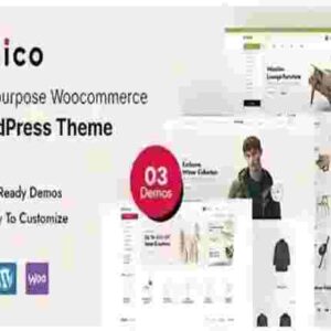 Ninico Theme GPL Minimal WooCommerce WordPress Theme