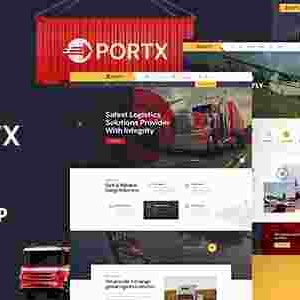Portx Theme GPL Logistics and Transportation WordPress Theme