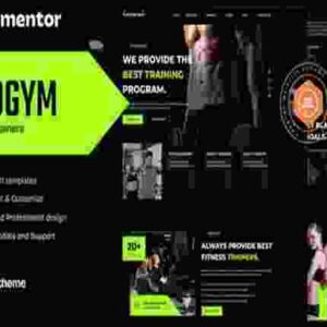 Pragym Template Kit GPL Personal Trainers & Fitness Elementor Template Kit