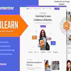 Pralearn Template Kit GPL Online Course & Education Elementor Template Kit