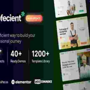 Profecient Theme GPL Multipurpose Elementor Business & WooCommerce WordPress Theme