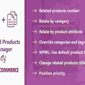 Related Products Manager GPL WooCommerce Pro