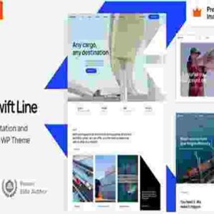 SwiftLine Theme GPL Transportation Logistics WordPress Theme