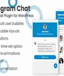 Telegram Chat Support Pro WordPress Plugin GPL