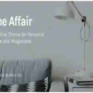 The Affair Theme GPL Creative Theme for Personal Blogs and Magazines