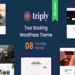 Triply Theme GPL Tour Booking WordPress Theme