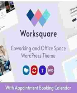 Worksquare Theme GPL Coworking and Office Space WordPress Theme