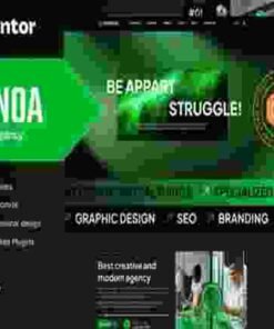 Zaronoa Template Kit GPL Creative Digital Agency Elementor Template Kit