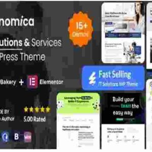 Anomica Theme GPL IT Solutions and Services WordPress Theme + RTL