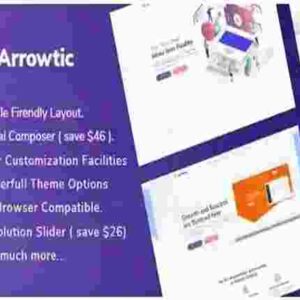 Arrowtic Theme GPL Digital Marketing Agency WordPress Theme