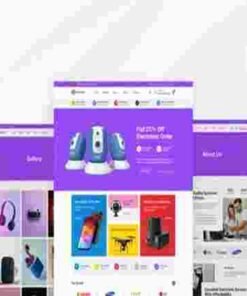 Electronies Template Kit GPL Electronics Shop Elementor Template Kit