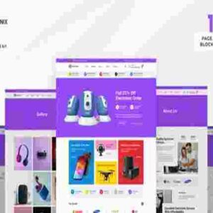 Electronies Template Kit GPL Electronics Shop Elementor Template Kit