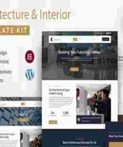 InteriorX GPL Elementor Template Kit for Interior Design