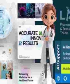Lab Theme GPL Pharmacy, Laboratory & Research WordPress Theme
