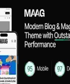 Maag Theme GPL Modern Blog & Magazine WordPress Theme