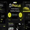 Procus Theme GPL Modern Creative Digital Agency WordPress Theme