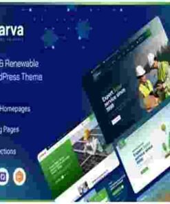 Solarva Theme GPL Ecology & Solar Energy Theme