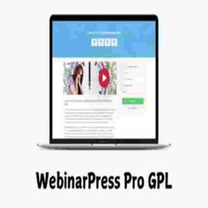 WebinarPress Pro GPL All in one Webinar Plugin for WordPress