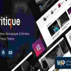 Critique Theme GPL Magazine Newspaper and Review