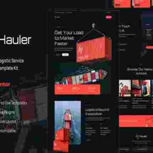 Hauler Cargo & Logistic Elementor Template Kit
