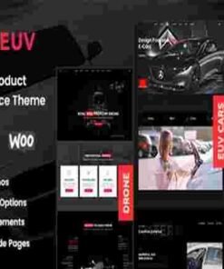 NextEuv Theme GPL EV Shop, Single Product Store WordPress