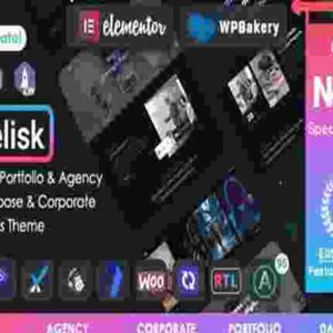 Obelisk Theme GPL Agency Portfolio & Creative WordPress Theme