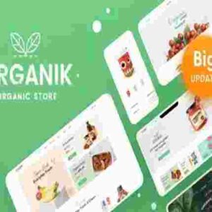 Organik Theme GPL Organic Food Store WordPress Theme