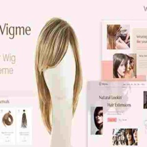 Wigme Theme GPL Hair Extensions WooCommerce Shop