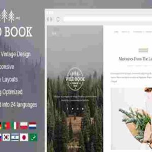 Wild Book Theme GPL Vintage & Elegant WordPress Blog Theme