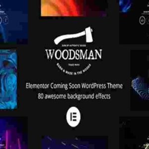 Woodsman Theme GPL Elementor Coming Soon WordPress Theme
