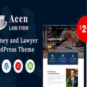 Aeen Theme GPL Attorney and Lawyer WordPress Theme