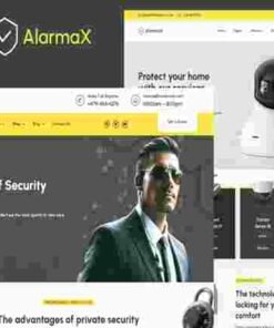 Alaramax Security Services & Alarm Installation Elementor Pro Template Kit
