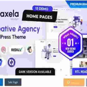 Axela Theme GPL Creative Agency & Portfolio WordPress Theme