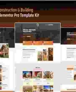 Buildlux GPL Construction Elementor Pro Template Kit