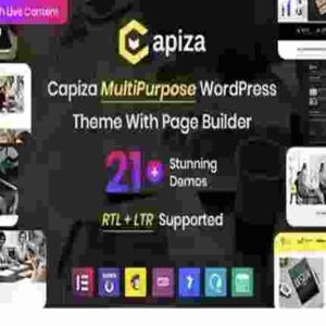 Capiza Theme GPL Creative Business & Agency WordPress Theme