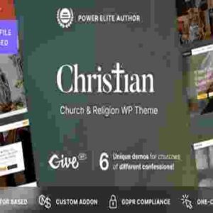 Christian Theme GPL Church WordPress Theme