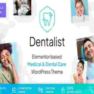 Dentalist Theme GPL Medical and Dentist WordPress Theme