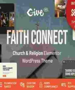 Faith Connect Theme GPL Religion & Church WordPress Theme