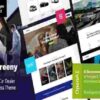 Greeny Theme GPL Electric Car Dealership WordPress Theme